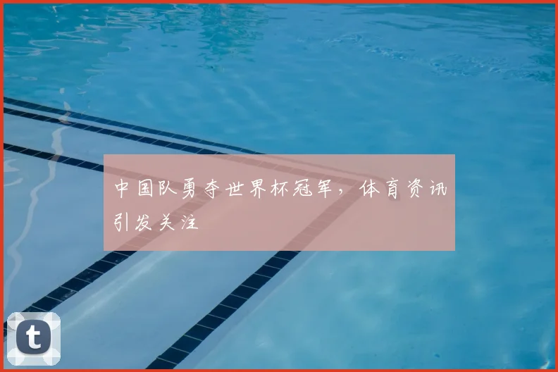中国队勇夺世界杯冠军，体育资讯引发关注